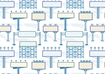 Hoarding Pattern Vector - vector gratuit #393597